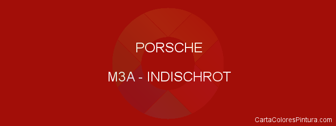 Pintura Porsche M3A Indischrot