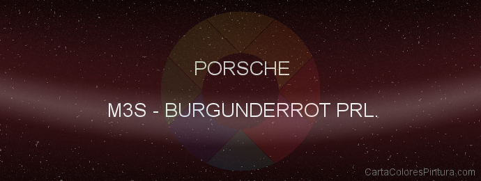 Pintura Porsche M3S Burgunderrot Prl.