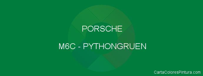 Pintura Porsche M6C Pythongruen