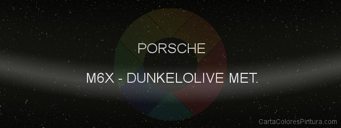 Pintura Porsche M6X Dunkelolive Met.