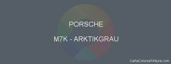 Pintura Porsche M7K Arktikgrau