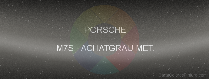 Pintura Porsche M7S Achatgrau Met.