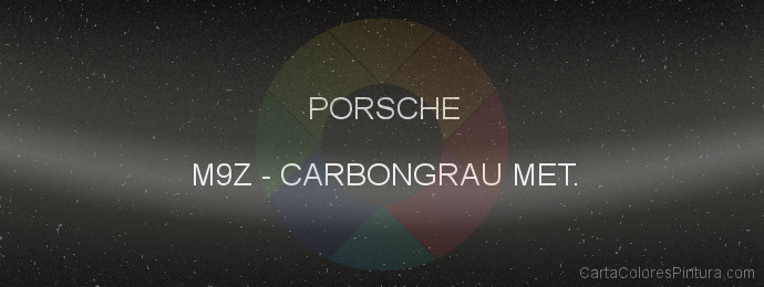 Pintura Porsche M9Z Carbongrau Met.