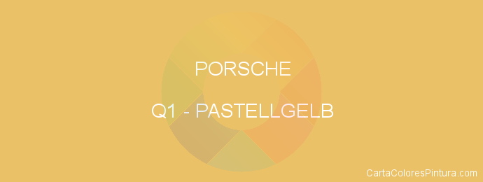 Pintura Porsche Q1 Pastellgelb