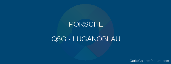 Pintura Porsche Q5G Luganoblau