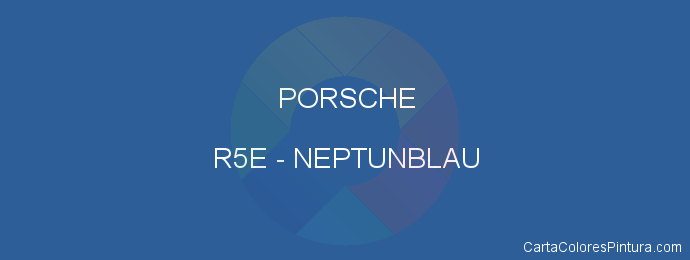 Pintura Porsche R5E Neptunblau