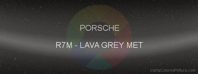 Pintura Porsche R7M Lava Grey Met