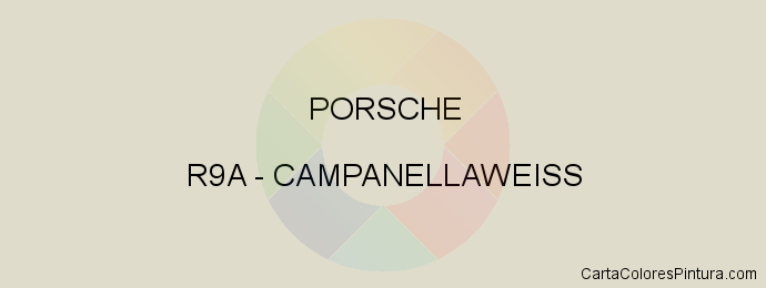 Pintura Porsche R9A Campanellaweiss