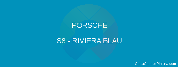 Pintura Porsche S8 Riviera Blau