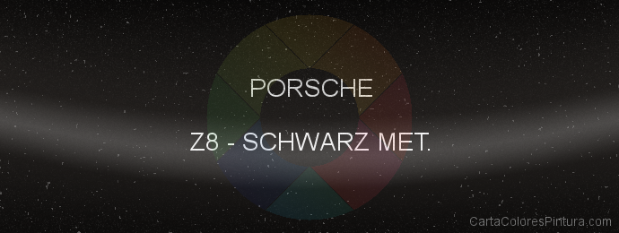 Pintura Porsche Z8 Schwarz Met.