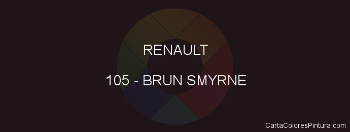 Pintura Renault 105 Brun Smyrne