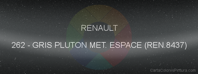 Pintura Renault 262 Gris Pluton Met. Espace (ren.8437)
