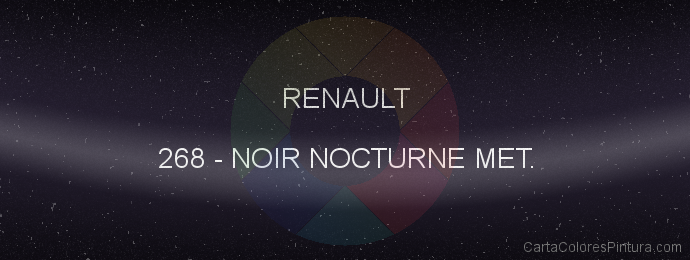 Pintura Renault 268 Noir Nocturne Met.