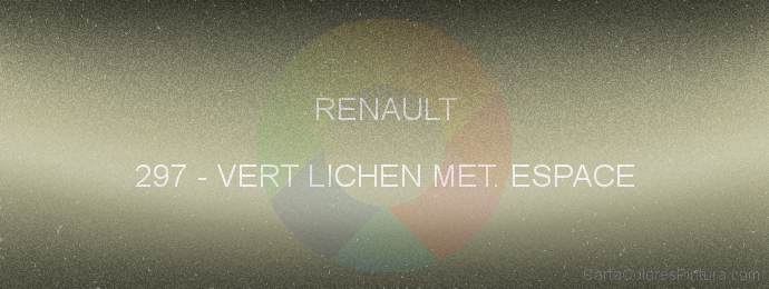 Pintura Renault 297 Vert Lichen Met. Espace