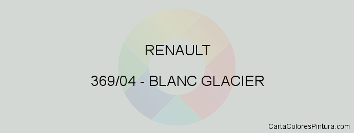 Pintura Renault 369/04 Blanc Glacier