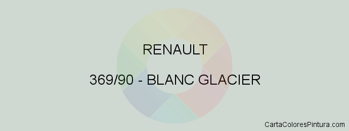 Pintura Renault 369/90 Blanc Glacier