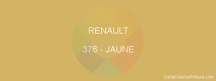 Pintura Renault 376 Jaune
