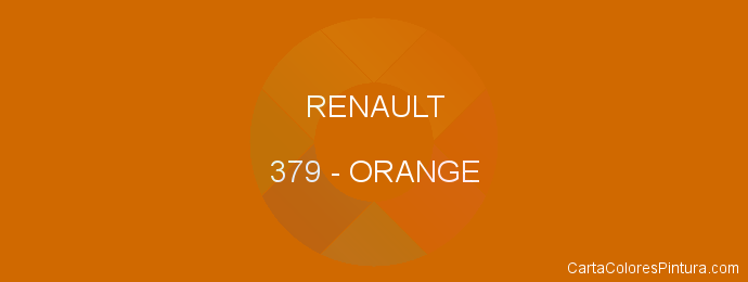 Pintura Renault 379 Orange