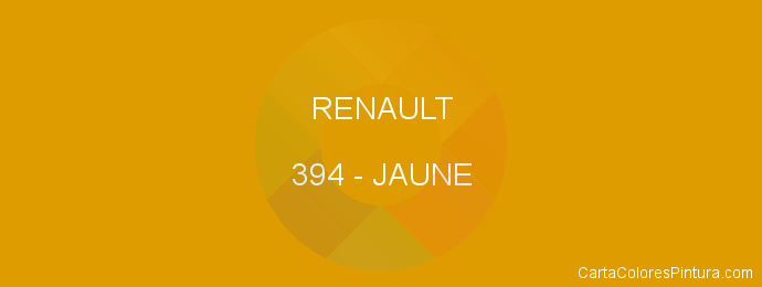 Pintura Renault 394 Jaune