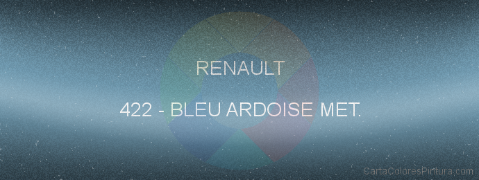 Pintura Renault 422 Bleu Ardoise Met.