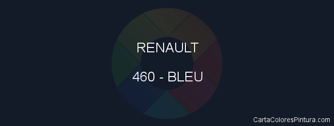 Pintura Renault 460 Bleu