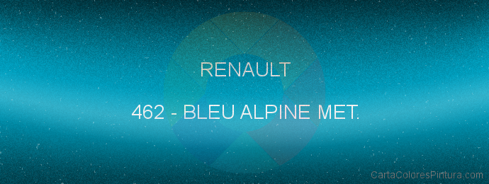Pintura Renault 462 Bleu Alpine Met.
