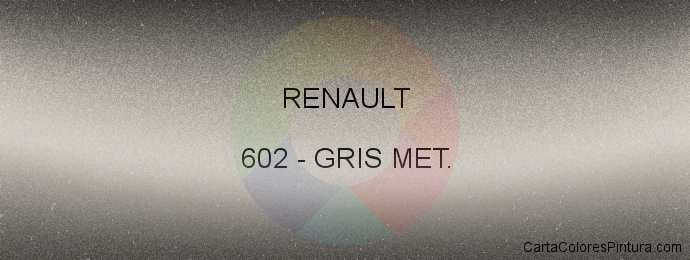 Pintura Renault 602 Gris Met.