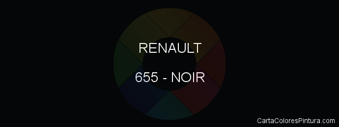 Pintura Renault 655 Noir