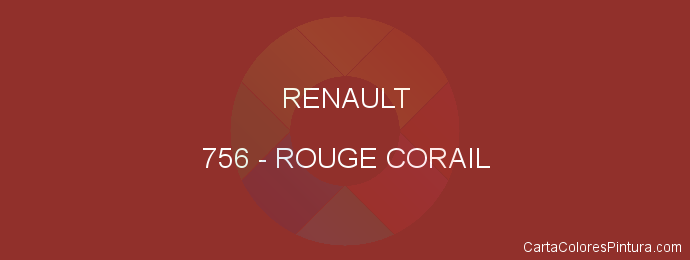 Pintura Renault 756 Rouge Corail