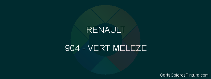 Pintura Renault 904 Vert Meleze