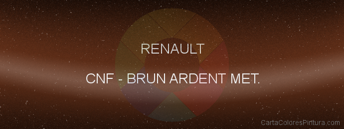 Pintura Renault CNF Brun Ardent Met.
