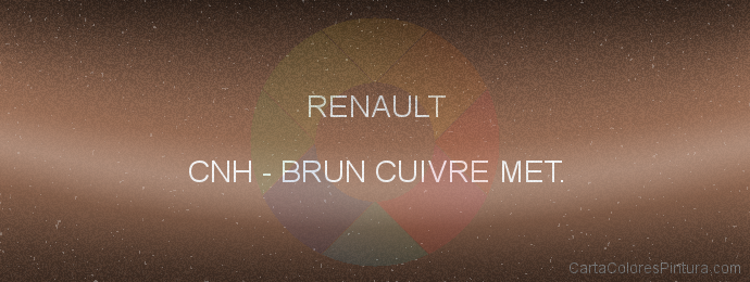 Pintura Renault CNH Brun Cuivre Met.