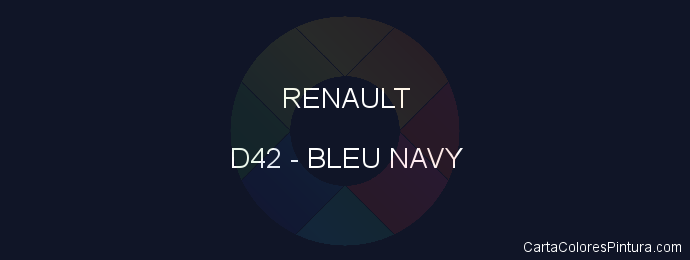 Pintura Renault D42 Bleu Navy