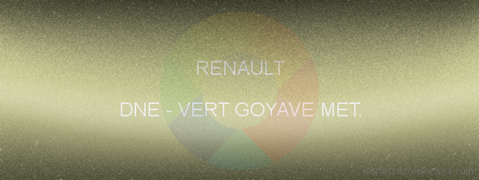Pintura Renault DNE Vert Goyave Met.