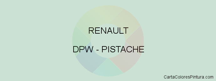 Pintura Renault DPW Pistache