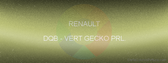 Pintura Renault DQB Vert Gecko Prl.