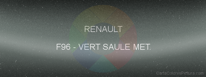 Pintura Renault F96 Vert Saule Met.