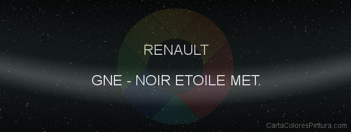 Pintura Renault GNE Noir Etoile Met.