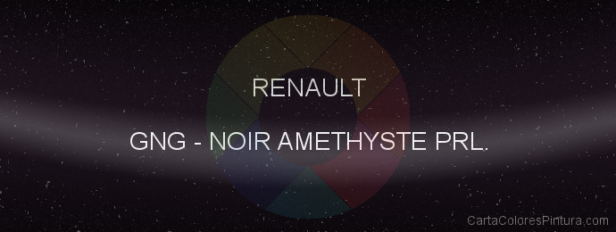 Pintura Renault GNG Noir Amethyste Prl.