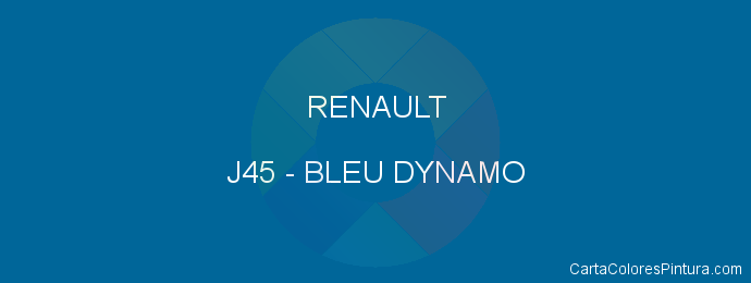 Pintura Renault J45 Bleu Dynamo
