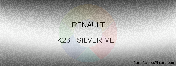 Pintura Renault K23 Silver Met.