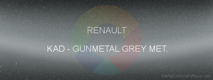 Pintura Renault KAD Gunmetal Grey Met.