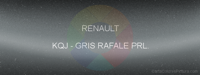 Pintura Renault KQJ Gris Rafale Prl.