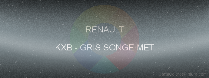 Pintura Renault KXB Gris Songe Met.