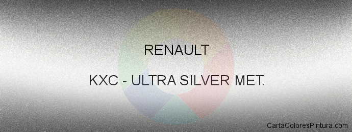 Pintura Renault KXC Ultra Silver Met.