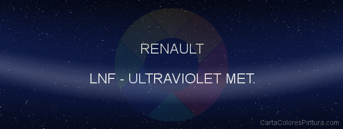 Pintura Renault LNF Ultraviolet Met.