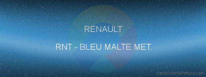 Pintura Renault RNT Bleu Malte Met.