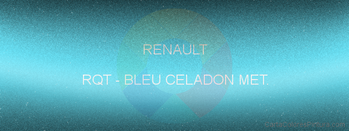 Pintura Renault RQT Bleu Celadon Met.