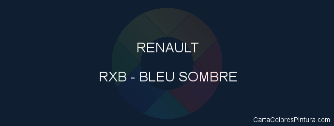 Pintura Renault RXB Bleu Sombre