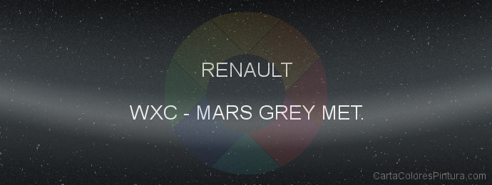 Pintura Renault WXC Mars Grey Met.